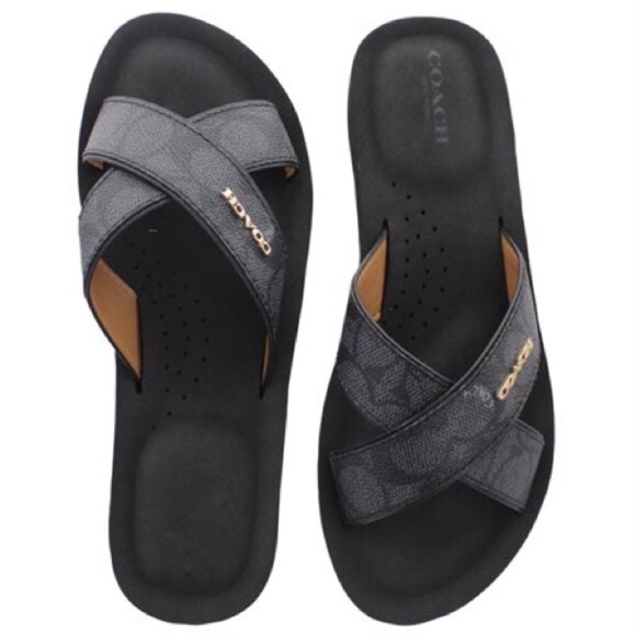 COACH Janine slip-on slide sandals size US - 6.5 - Picture 2 of 8